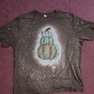 Brown Pumpkin Graphic T-Shirt